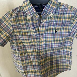 Ralph Lauren Kids Colorful Plaid Button-Down Shirt